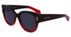 Ferragamo Eyeglasses SF2007S GRADIENT TRANSPARENT DARK RED/615