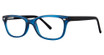 Parade Eyeglasses 1824 Matte Blue/Black