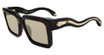 Roberto Cavalli Eyeglasses SRC055 Shiny Havana 743G
