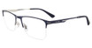 Police Eyeglasses VPLN18 Matte Blue 0696