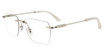 Police Eyeglasses VPLN27 Shiny Full Palladium 0579