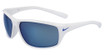 Nike Eyeglasses NIKE ADRENALINE FQ4602 WHITE/GREY W/BLUE FLASH/144
