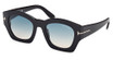 Tom Ford Eyeglasses FT1083 shiny black / gradient green/01P
