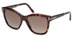 Tom Ford Eyeglasses FT1087 dark havana / brown polarized/52H