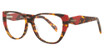 Divaldi Eyeglasses DVO8229 DEMI BROWN & RED/30