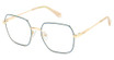 Polaroid Eyeglasses PLD D530 GOLD TEAL/0OGA