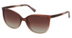 Kenneth Cole New York Eyeglasses KC00053 dark brown/other / brown polarized/50H