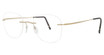 Silhouette Eyeglasses 5599 Geometric Astral Gold/7530