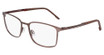 Flexon Eyeglasses FLEXON E1149 MATTE COFFEE/ RED/206