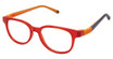 Life Italia Eyeglasses NI-156 RED ORANGE/2