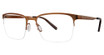 Jhane Barnes Eyeglasses Orthogonal Brown/BR