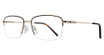 Eye Q Eyewear Eyeglasses LL34 BROWN/GOLD/BRN/GLD