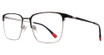 ECKO Unltd Eyeglasses ECKO609 MATTE BLACK/GUNMETAL/GUN