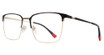 ECKO Unltd Eyeglasses ECKO609 MATTE BLACK/GOLD/GOLD