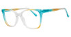Smart Eyeglasses SMART S2886 Turquoise Gold Crystal/C1