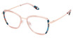 FYSH Eyeglasses FYSH 3747 ROSE MULTI BLUE/S409