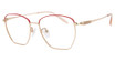 Mademoiselle Eyeglasses MADEMOISELLE MM9302 Red/Gold/C1
