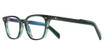 Cutler and Gross CGOPGR0547 STRIPED DARK GREEN/003