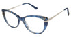 Elizabeth Arden Eyeglasses EA 1266 BLUE/2