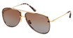 Tom Ford Eyeglasses FT1071 shiny deep gold / gradient brown/30F
