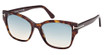 Tom Ford Eyeglasses FT1108 dark havana / gradient green/52P
