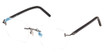 Tom Ford Eyeglasses FT5934-B shiny dark ruthenium/012