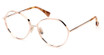 MaxMara Eyeglasses MM5139 shiny rose gold/028