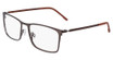 Flexon Eyeglasses FLEXON E1144 MATTE GUNMETALL/SEPIA/071