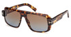 Tom Ford Eyeglasses FT1101 dark havana / gradient brown/52F