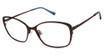 Isaac Mizrahi New York Eyeglasses IM 30091 Brown/BR