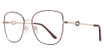 Affordable Designs Eyeglasses Brenda Burgundy