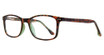 Affordable Designs Eyeglasses Caleb Tortoise-Green