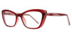Affordable Designs Eyeglasses Madilynn Burgundy