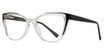Affordable Designs Eyeglasses Wallace Crystal Black