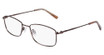 Flexon Eyeglasses FLEXON W3040 SHINY BROWN/205