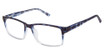 New Globe Eyeglasses M449 Black/Blue/BLACK/BLUE