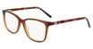 Marchon NYC Eyeglasses M-5024 N CRYSTAL BROWN/TORTOISE/205