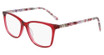 Marchon NYC Eyeglasses M-5024 N CRYSTAL RED/RED MARBLE/625