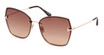 Tom Ford Eyeglasses FT1107 shiny rose gold / gradient brown/28F