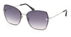 Tom Ford Eyeglasses FT1107 shiny palladium / smoke mirror/16C