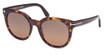 Tom Ford Eyeglasses FT1109 dark havana / brown polarized/52H