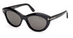 Tom Ford Eyeglasses FT1111 shiny black / smoke polarized/01D