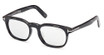 Tom Ford Eyeglasses FT1122-D black horn / smoke/63A