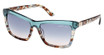 Guess? Eyeglasses GM00010 shiny turquoise / gradient blue/87W