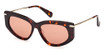 MaxMara Eyeglasses MM0100 dark havana / brown/52E