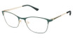 Superflex Eyeglasses SF-1181T TEAL GOLD/M116