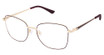 Steel + Tate Eyeglasses SLTA-0013 AUBERGINE GOLD/S207
