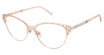 Jimmy Crystal New York Eyeglasses Kythnos Rose/ROSE