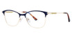 Avalon Collection Eyeglasses 5091 Navy/Gold