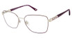 Jimmy Crystal New York Eyeglasses Segovia Purple/PURPLE